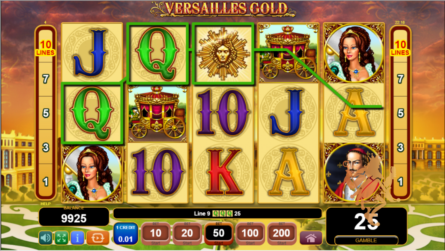 бесплатно Versailles Gold