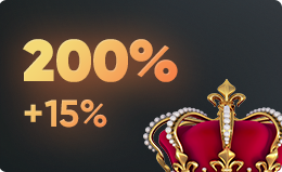 Перший депозит 200% + 15% кешбек | Бонуси Jokermonarch
