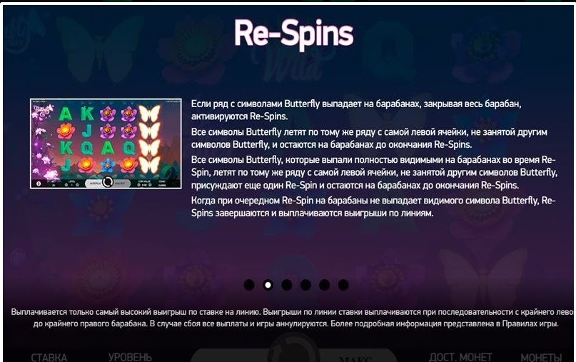 Бонусный режим Re-Spins